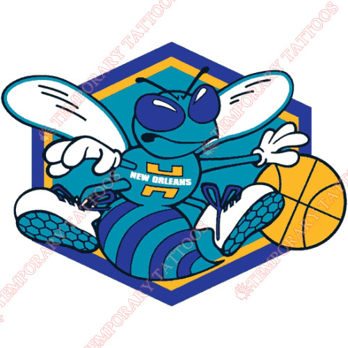 New Orleans Hornets Customize Temporary Tattoos Stickers NO.1113